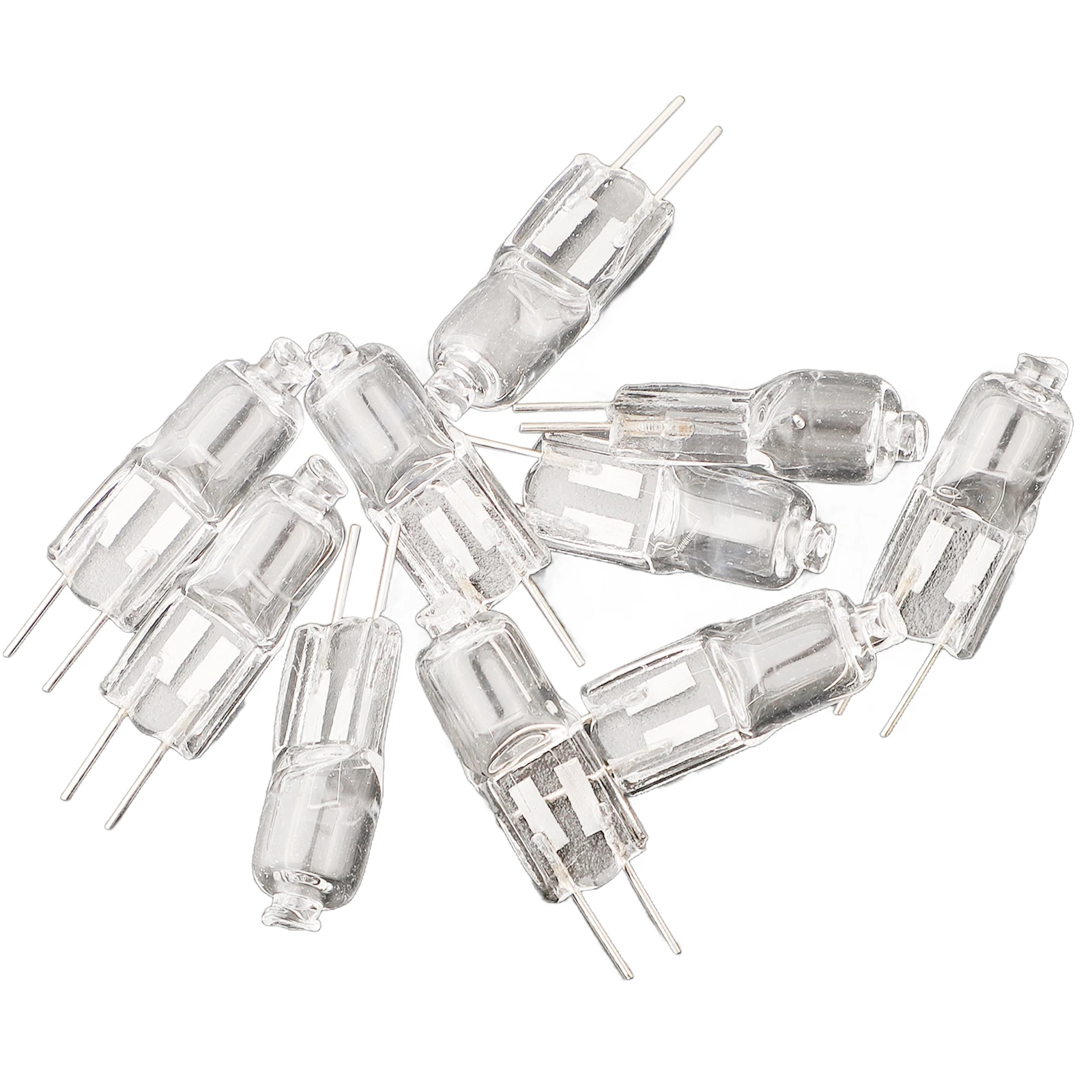 

10pcs Halogen Lamp Bulbs G4 12V 5W/10W/20W/30W/50W Halogen Lamp 2 Pin Light Bulb For Fragrance Light Ceiling Lamp Parts