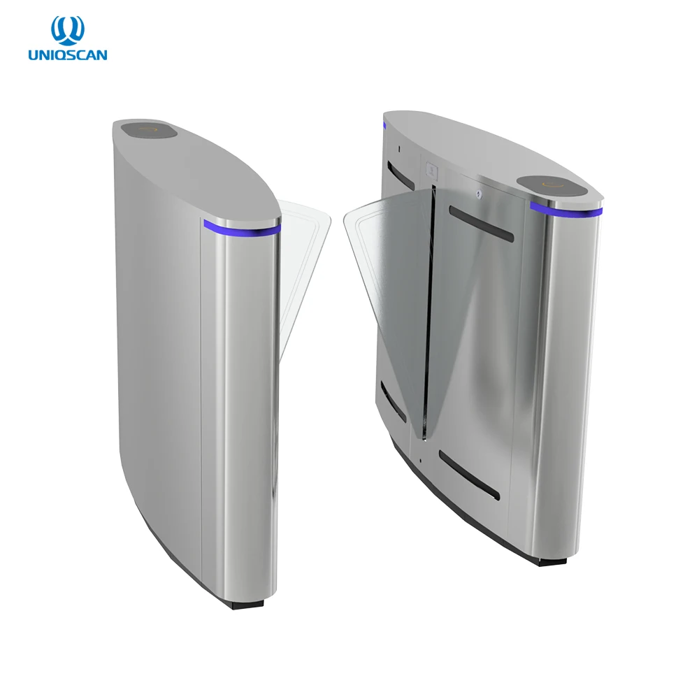 Wholesale Price Multifunctional Access Control Flap Barrier Turnstile Gate For Office Use Guard Tour System