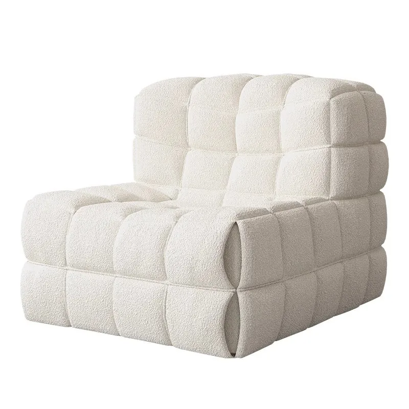 

Caterpillar single small sofa small apartment living room Japanese wabi sabi wind leisure chair