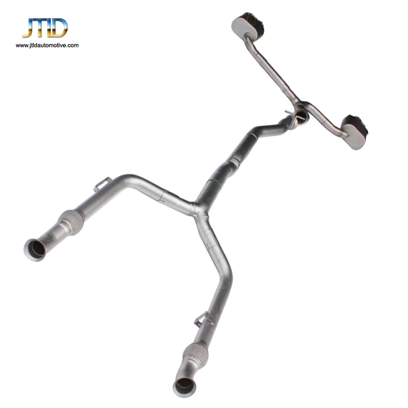 JTLD Factory Direct Sales Catback Front Pipe Exhaust System For Benz C43 E43 AMG 304 Stainless Steel Valvetronic C Class Model