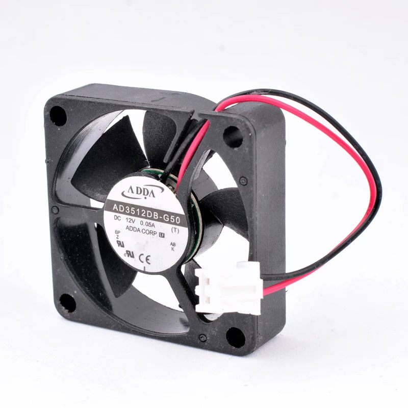 AD3512DB-G50 3.5cm 35mm fan 35x35x10mm DC12V 0.05A 2 lines dual ball bearing ultra-quiet micro host cooling fan