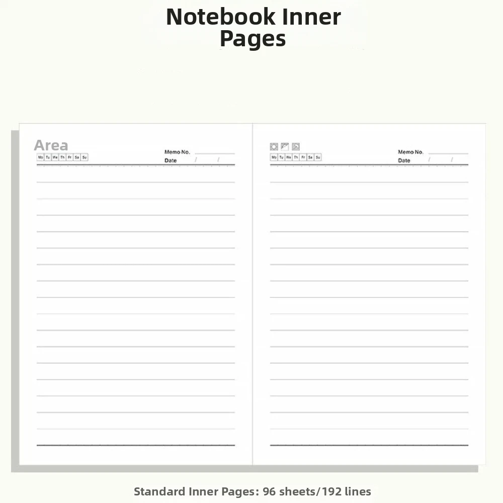 Leather Cover 2027 Planner Notebook Fingerprint Pattern 96 Sheets Daily Planner Hollow Out Cover Agenda Book Gift
