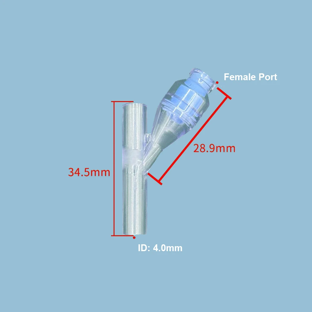 10 قطعة صمامات بدون إبرة من الدرجة الطبية Y نوع الحقن للزجاجات ذاتية الصنع صمامات بلاستيكية شفافة لتخمير المنزل/كومبوتشا #2