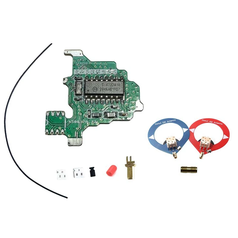 SI4732 Radio Modification Module+2Xdonut Antenna For Quansheng UVK5/UVK6 Shortwave FM Dual Antenna Solution