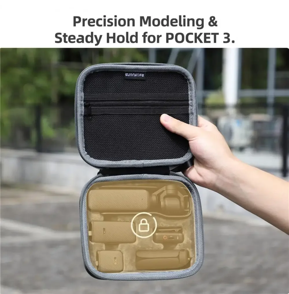 Carrying Case for DJI Osmo Pocket 3 Storage Bag Portable Handbag Shoulder Box Suitcase for Pocket 3 Protect Travel Accessories