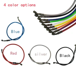 10mm 28 Degree Motorcycle Dirt Bike Braided Line Steel Brake Hose Cable 30,50,70,100cm Anti-blowout brake tubing