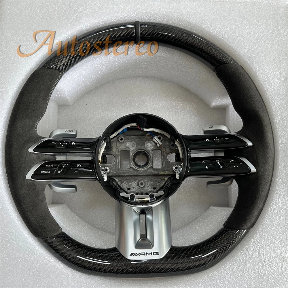 

Автомобильный руль в сборе для Mercedes Benz E/S/G W212 W213 W221 W205 W177 W464 AMG Customization Coupe Version Leather
