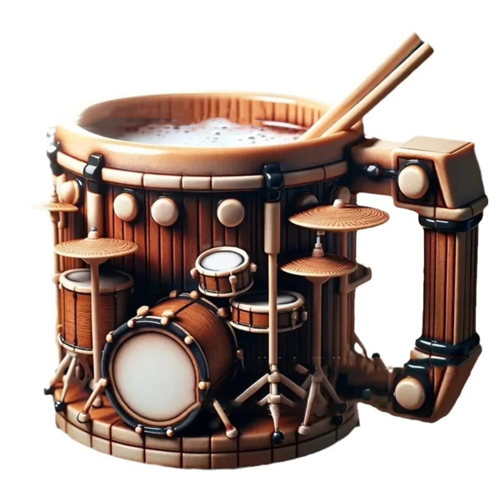 Novelty Musical Instrument Coffee Mug，Unique Note Design Coffee Cup，Milk Ceramic Cup，Suitable for People Who Like Music Piano