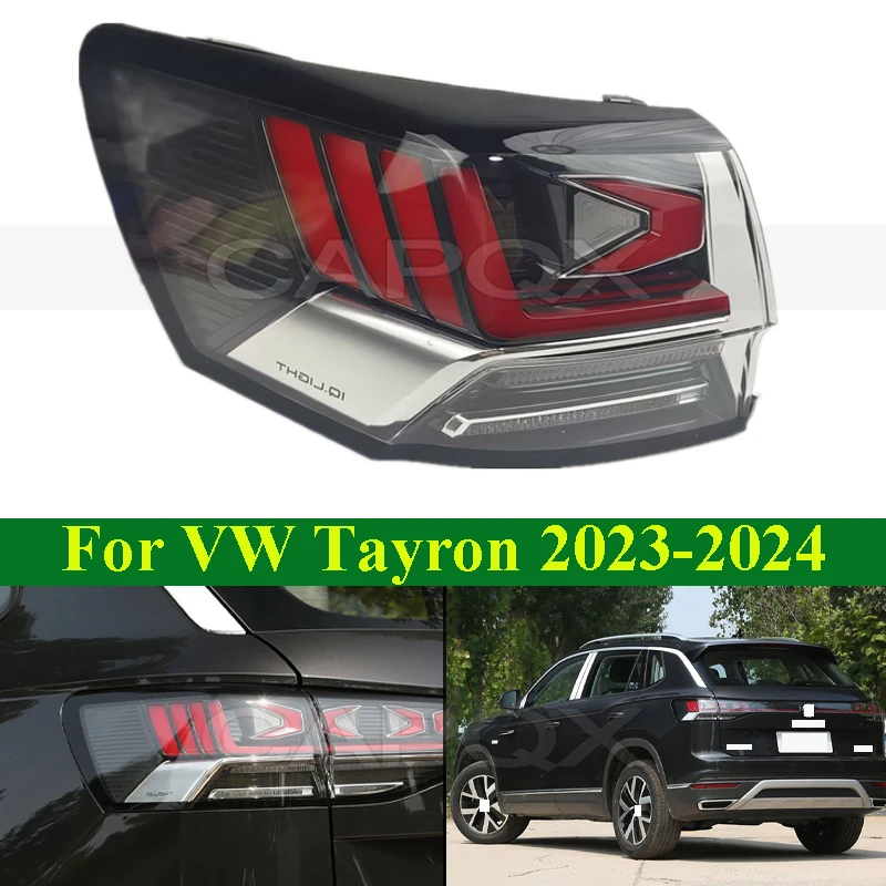 

CAPQX Rear Bumper Tail Light Tail Lamp For VW Volkswagen Tayron 2023-2024 Taillight Taillamp Brake Light Rear Turn Signal Light