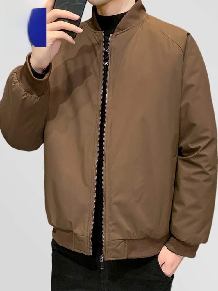 

Lormen мужское хлопковое пальто с бейсбольным воротником Jaet ort Thi, теплое зимнее пальто, однотонная осенне-зимняя верхняя одежда, пальто для мужчин