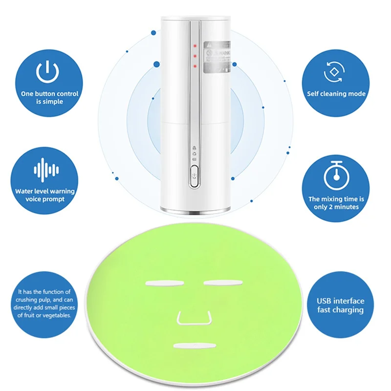 

A84G-Fruit And Vegetable Mask Machine Intelligent Homemade Natural Vegetable Collagen Fruit Mask Facial SPA Beauty Instrument