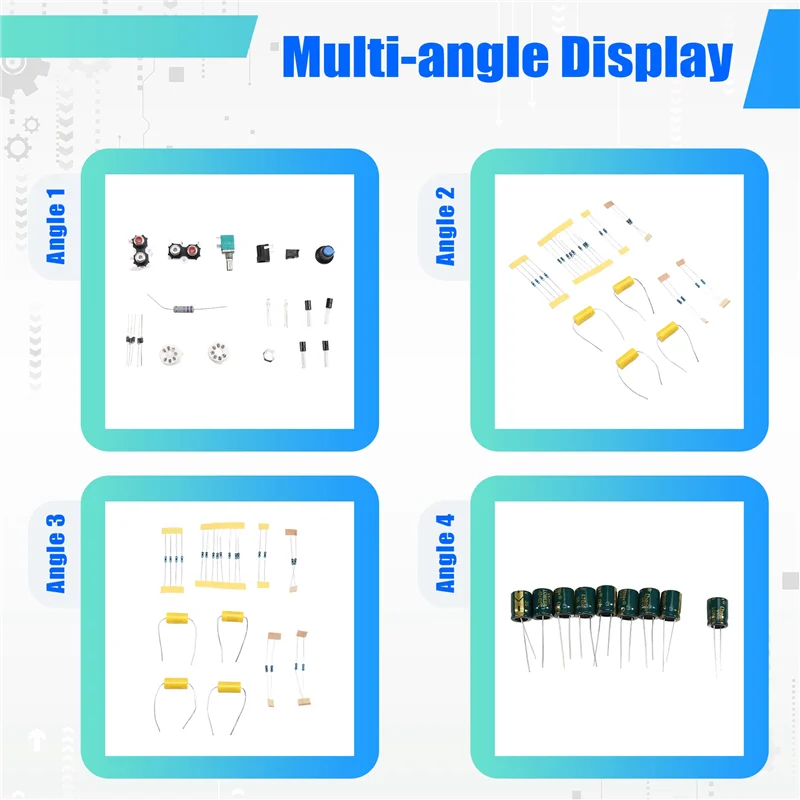 

New!6J1 Hifi Stereo Electronic Tube Preamplifier Board Finished Preamp Amplifer Module DIY Kits Bile Amp Effect Tool Parts