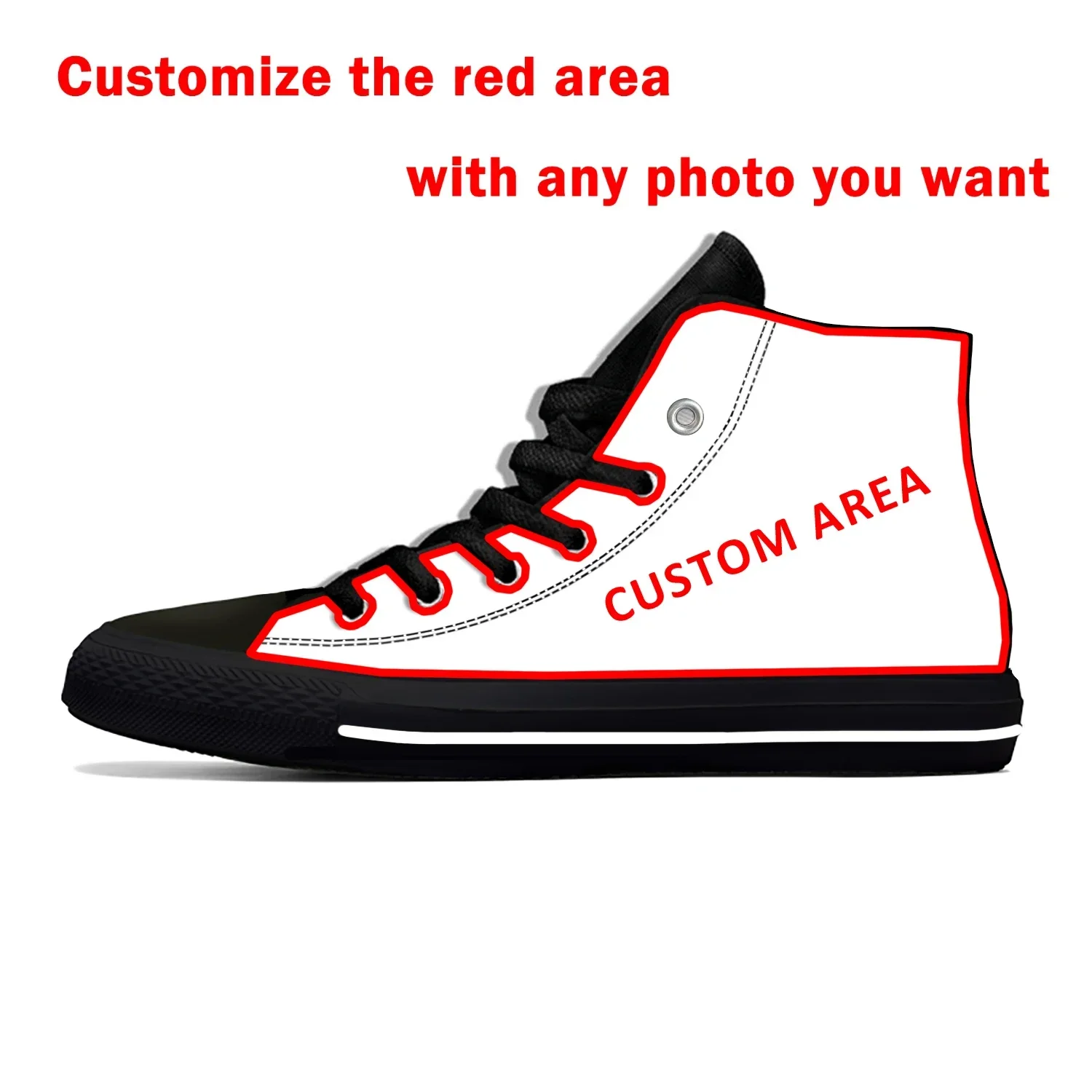 Anime Cartoon Game Manga Comic God of War Kratos Casual Cloth Shoes High Top Lightweight Breathable 3D Print Men Women Sneakers