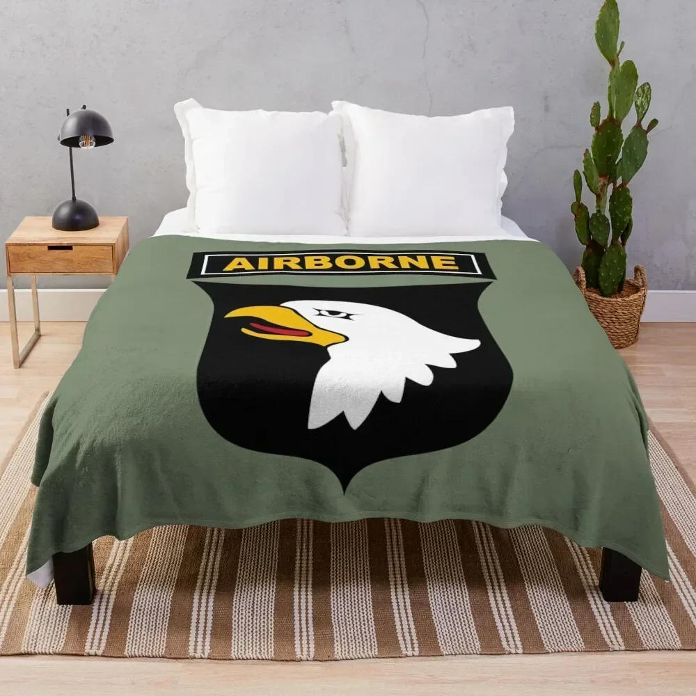 101st Airborne Division (US Army) Throw Blanket heavy to sleep Bed Blankets