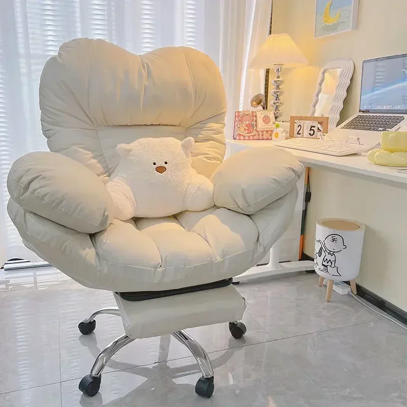 

Lazy Computer Sofa Chair Home Comfortable Sedentary Backrest Desk Bedroom Lazy Office Ergonomic Designer Game Chair Furniture