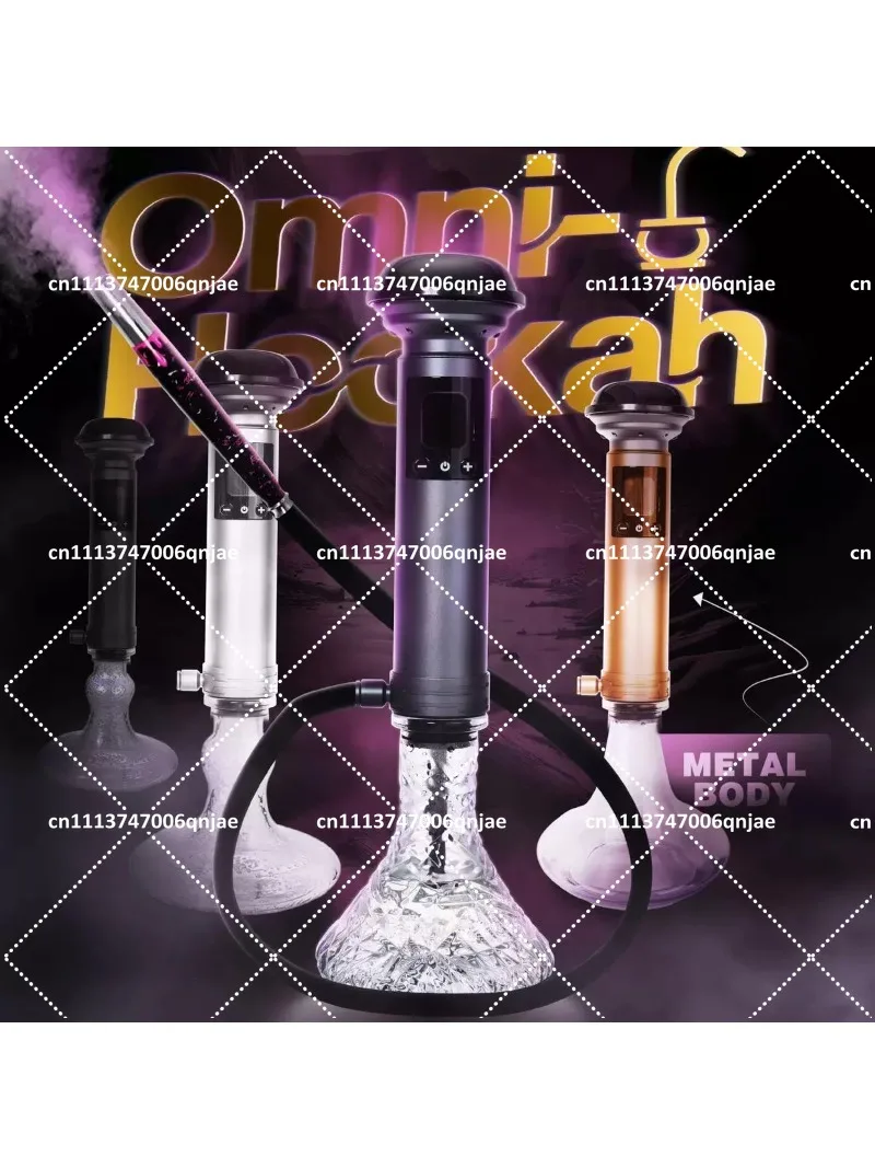 3rd-Generation Electronic Hookah – Smart, Temperature-Controlled, Electronic Heating, Authentic Flavor Reproduction