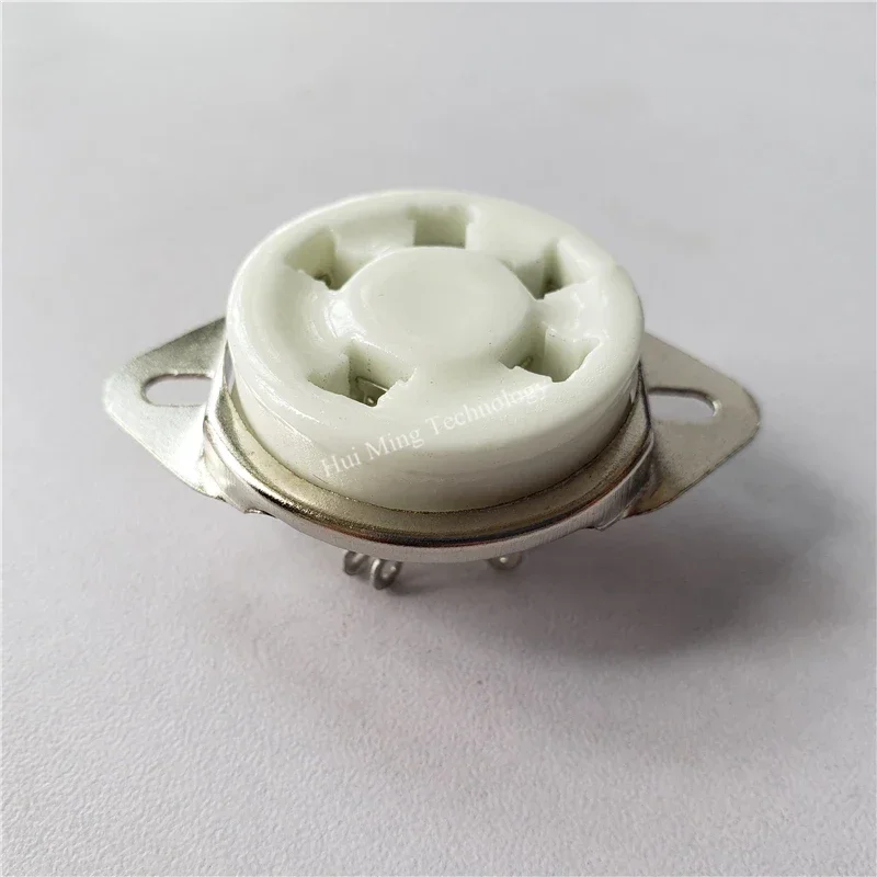 Керамическая розетка для трубки 5-контактный GZC5-2 Держатель подседельной трубки с позолоченным покрытием FU-7 807 FD422 WE272A Электронная трубка HIFI Усилитель Печатная плата DIY Керамическая розетка для трубки 5-контактный GZC5-2 Держатель подседельной трубки с позолоченным покрытием FU-7 807 FD422 WE272A Электронная трубка HIFI Усилитель Печатная плата DIY