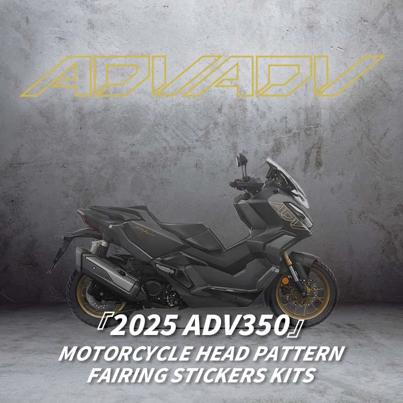 

Used For HONDA ADV350 2025 Motorcycle Fairing Stickers Kits Motor Bike Head Area Can Choose Pattern