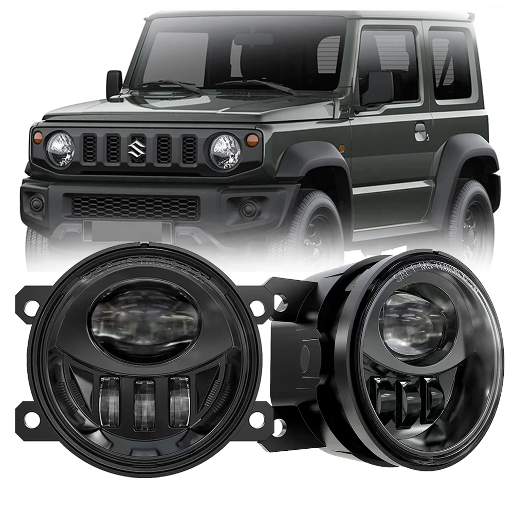 Pop 2PCS LED Fog Lights For Suzuki Jimny Grand Vitara SX4 Ignis Alto V Swift Splash Ertiga Celerio Fog Lamp LED Passing Light
