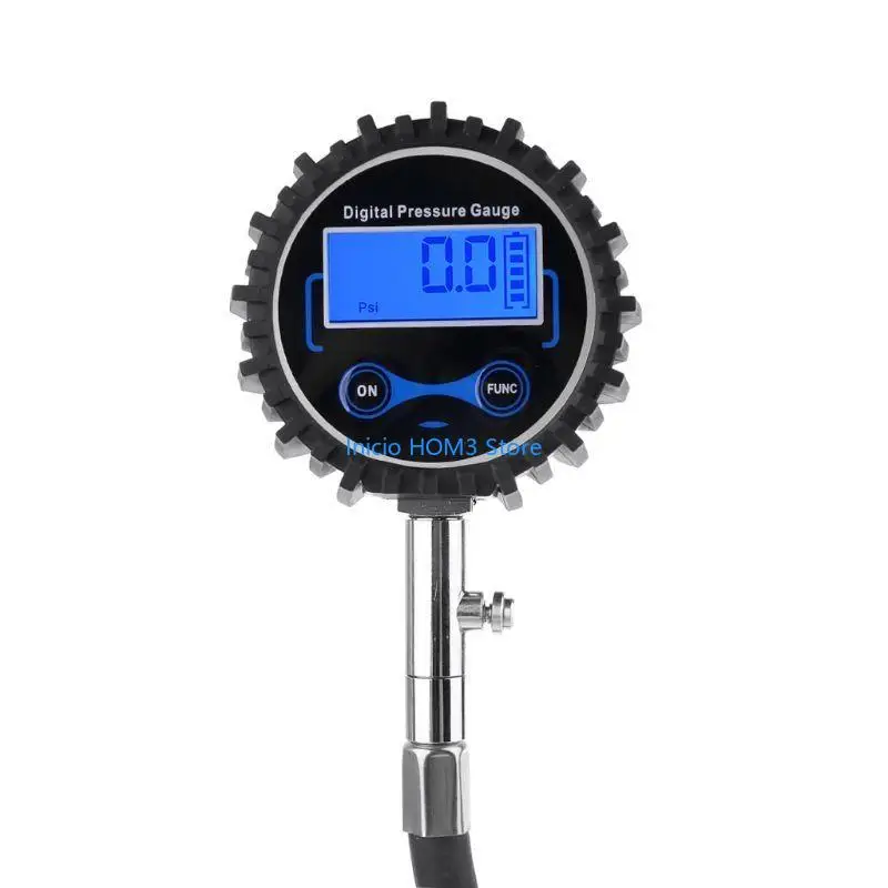 A5yd Tire Pression Gauge 200 PSI Digital LCD Affichage Air Chuck pour voiture