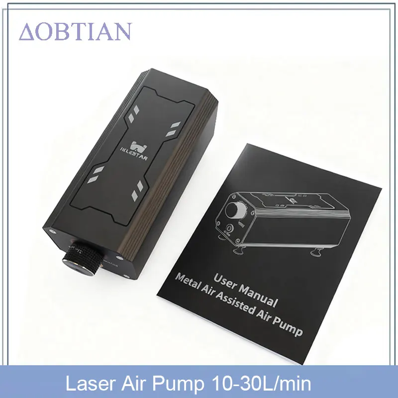 10-30L/Min Air Assist High Speed Air Pump Adjustable Airflow Compatible with Laser Engraver