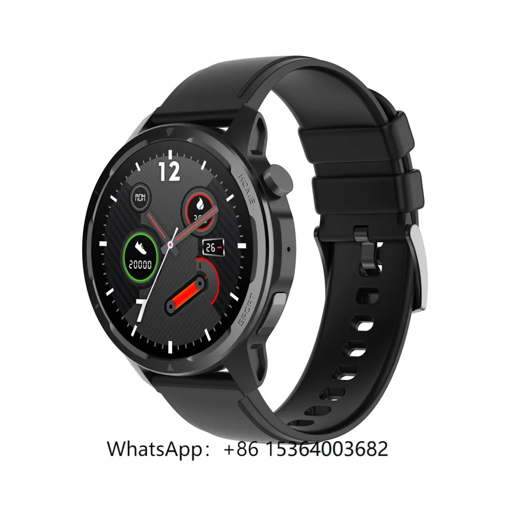 

TJXL-GAOKE S52M Smartwatch Men 1.39 Inch TFT Large Screen Heart Monitorting Multiple Menu Mode IP67 Life Waterproof Smart Watch