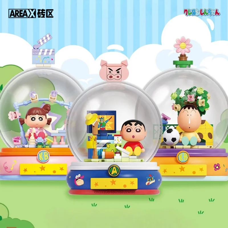 

AREA-X Серия конструкторов Crayon Shin-chan: Капсула детства, сборные модели, динамичная вселенная, украшения, игрушки, подарки