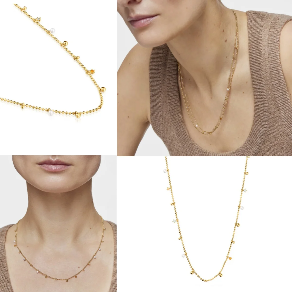 

Spanish Jewelry Gold-plated luxury pearl Crystal pendant Necklace Ladies Party Accessories Holiday Gift 1004099300