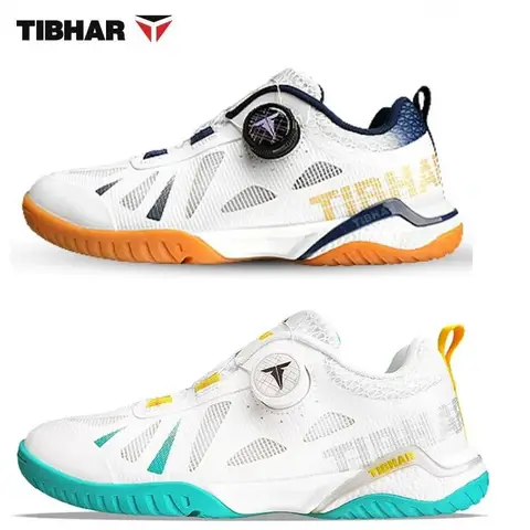 TIBHAR 탁구 신발 남성 여성 탁구 신발 플레이어 고급을위한 경량 스포츠 스니커즈
