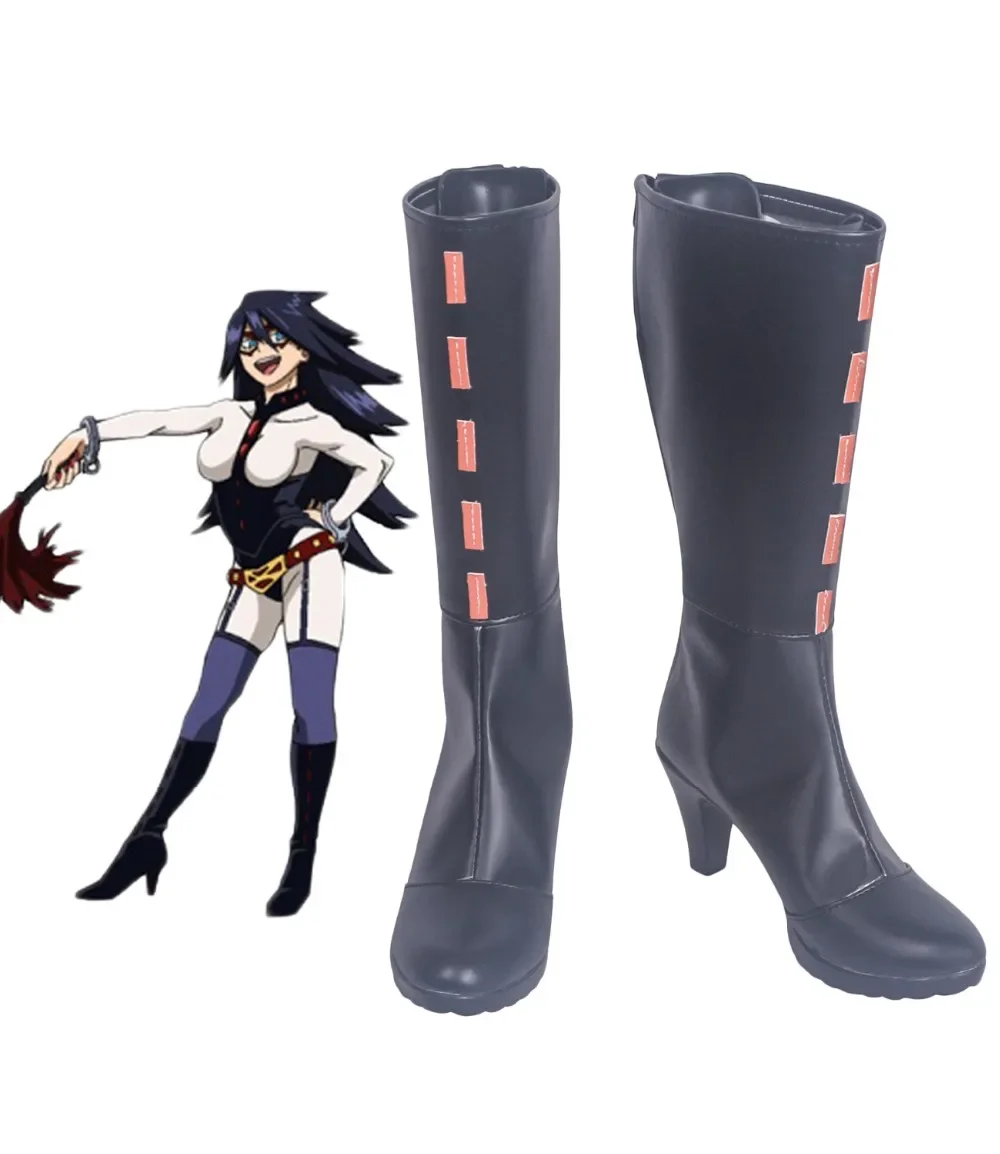 Midnight Nemuri Kayama Cosplay Boots Boku no Hero Academia Shoes My Hero Academia Black Boots Custom Made