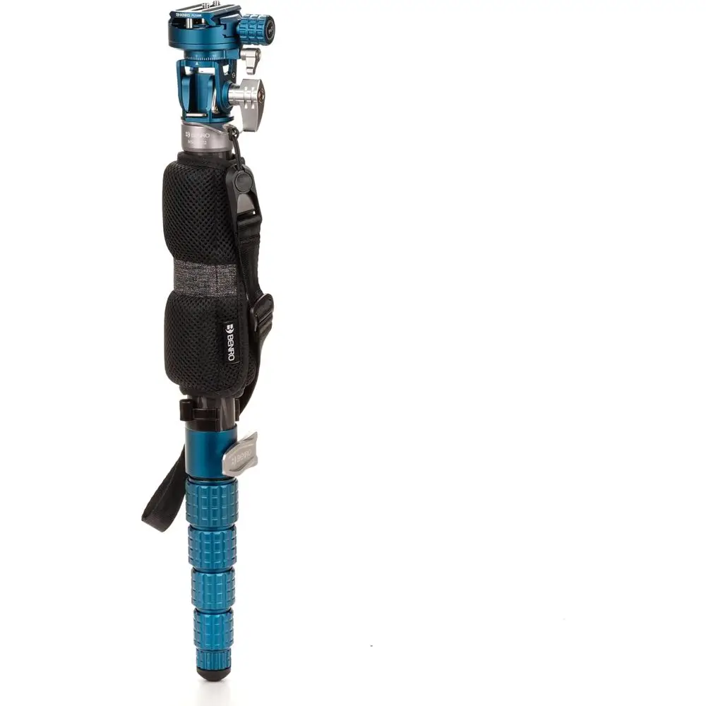 

Benro SupaDupa Carbon iber Monopod – Lightweight 6-Section Proional Camera & Video Monopod with 72mm Leveling Base, Locks, and R