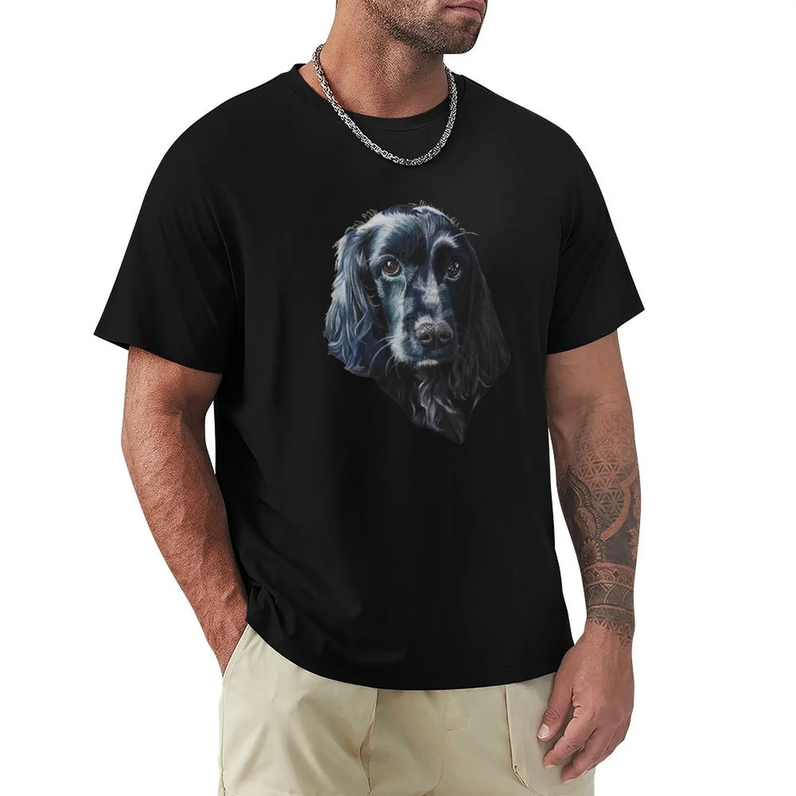 Gypsy the black, Cocker Spaniel T-Shirt funnys sublime mens t shirt graphic