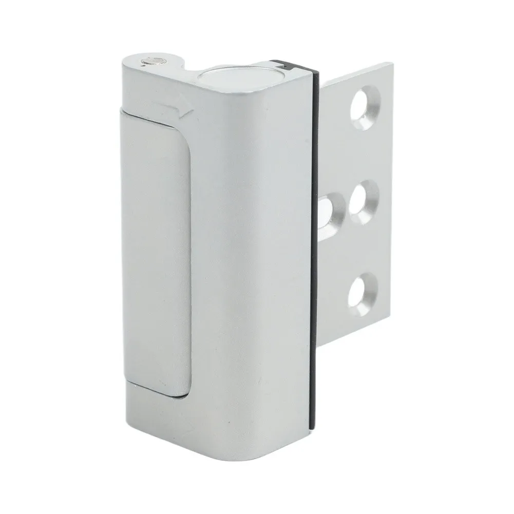 Home Security Lock Satin Nickel High Security Lock Easy Installation Prevents Door Kicking 800 Lbs Force Resistance Home Use
