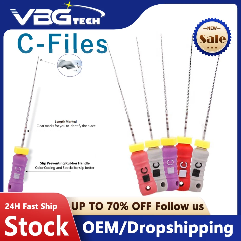 

Dental C+ C-pilot File 25mm 6-10# 12.5#15# 8# Stainless Steel C+ Files 21mm Endodontic D Finder 6pc/pack Endodontic Instrument