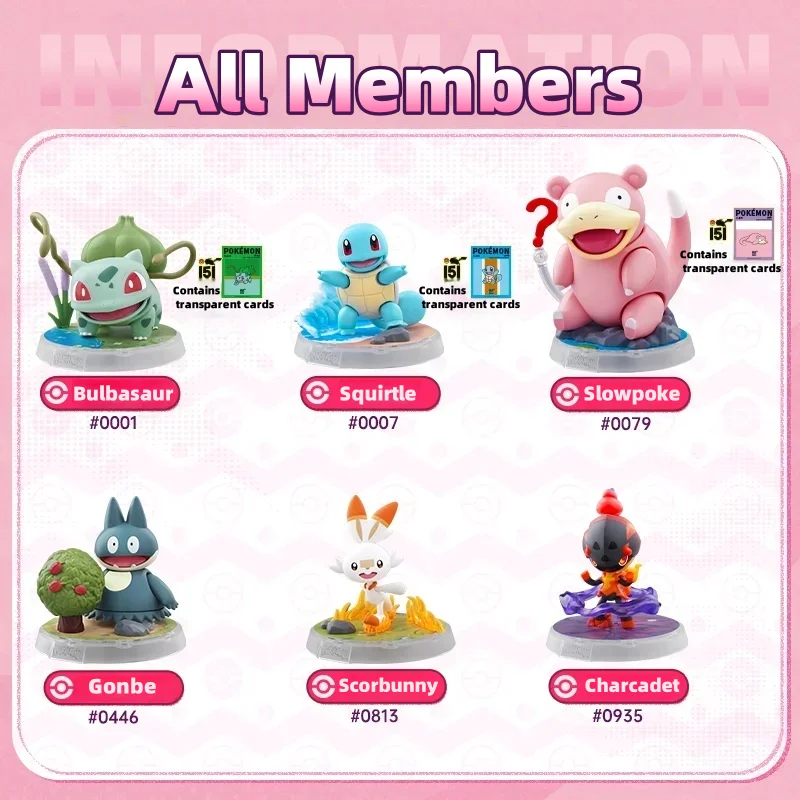 BLOKEES Building Block Doll Pokémon Psyduck Pikachu Splicing Model Scorbunny Slowpoke Ornaments Movable Toy Gifts
