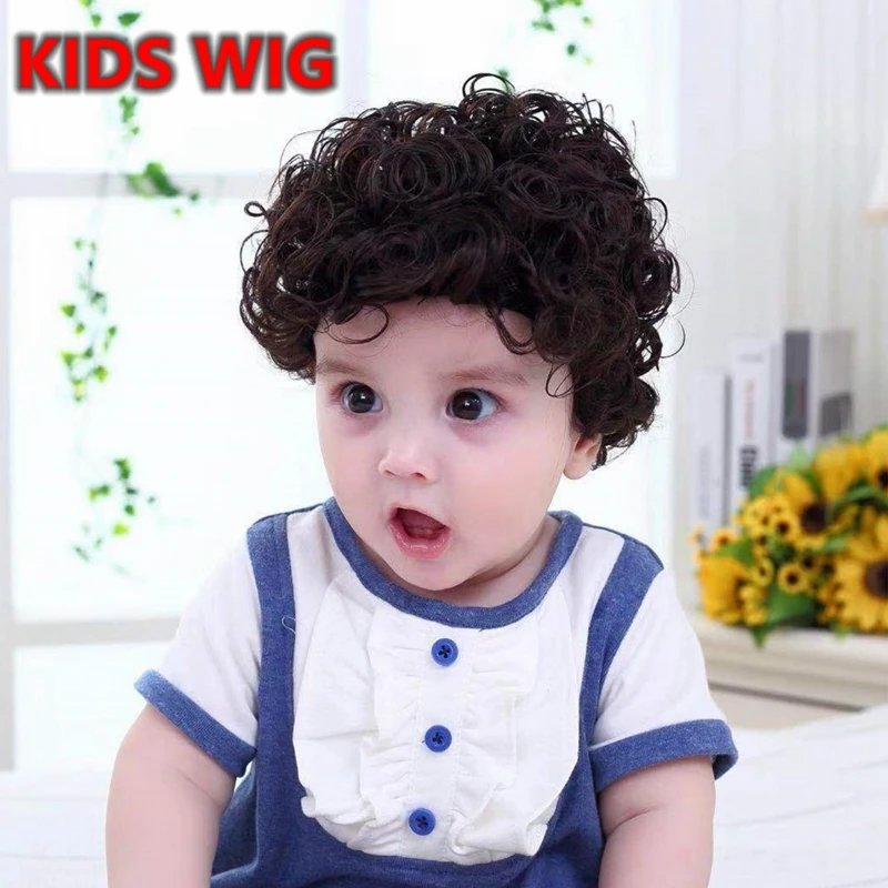 Kids Wigs Toddler Hair Accessories Children\'s Photography Props Fun Cute Headwear for Boys Girls Baby Newborn Modeling Headdress