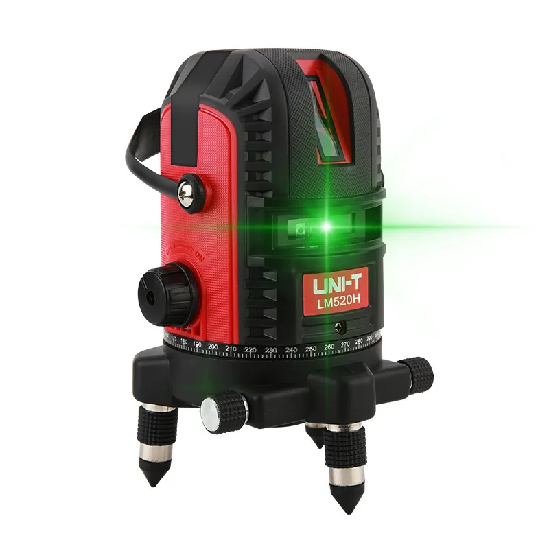 UNI-T LM520H/LM550H laser level adjustable brightness 5-line strong light large capacity green light marking instrument