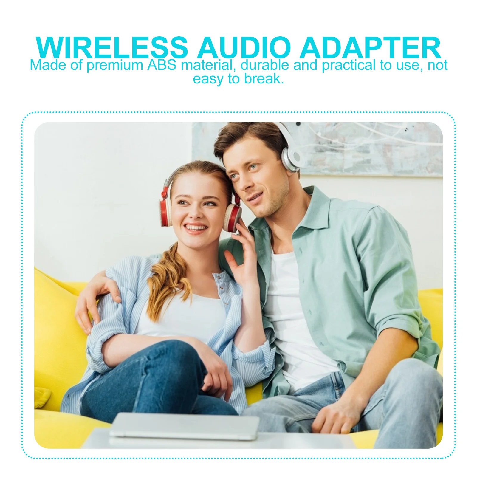 

30pin Wireless Audio Receiver 5.0 Audio Adapter for Home Wireless Transmitter and Receiver Durable and Stable