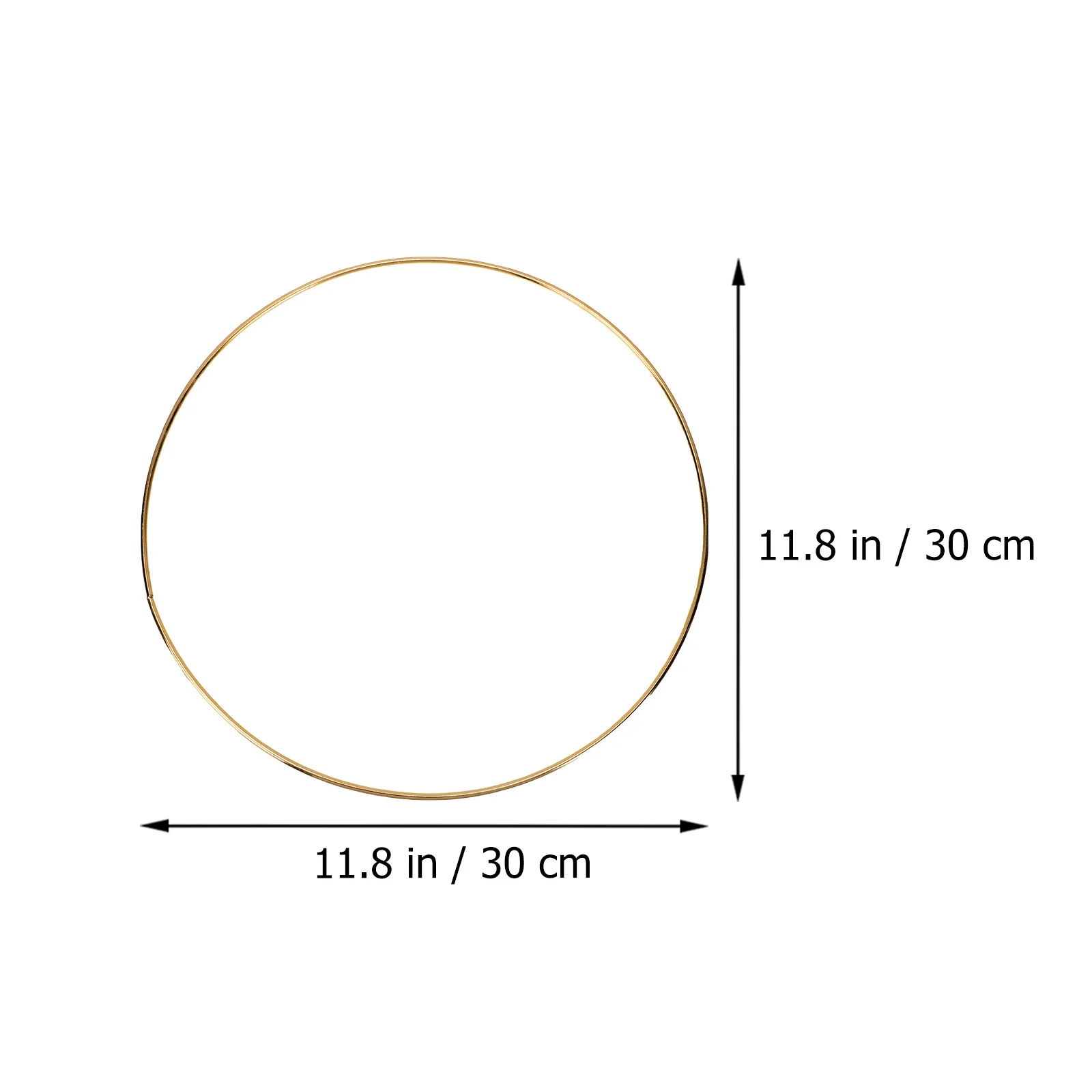 

3Pcs Round Iron Wreath Frames DIY Garland Loop Wreath Making Frame for Christmas Festive Decor Iron Frame