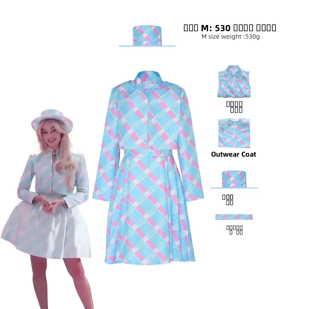 新しいブルーコスチュームセット ドクター・ローリーン パフォーマンスコスチューム 実物版 ブルー衣装 ステージパフォーマンスガウン