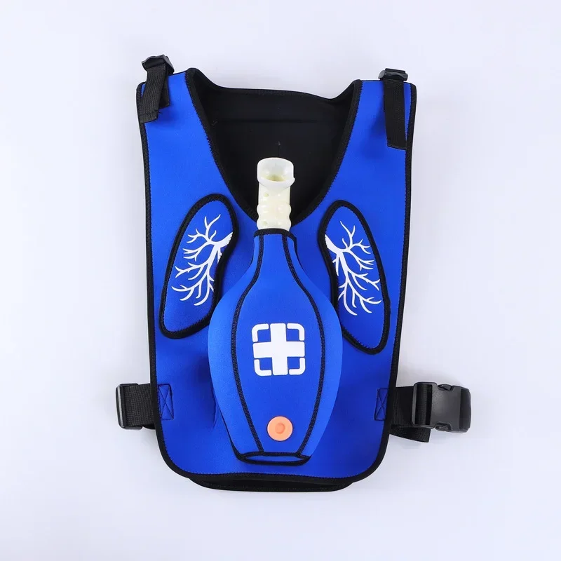 Heimlich Vest Choking Trainer with Tracheal Blockage Vest Wearable Infarction Teaching Model Kids/Adult First Aid Training