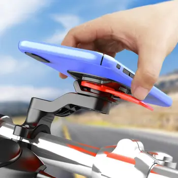 Univerzální držák na telefon na motocykl, kolo, stojan, držák na telefon na kolo, otočný o 360°, bezpečnostní držák, rychlé uvolnění 6 nejlepší prodej Držák telefonu k obrazovce počítače - №6