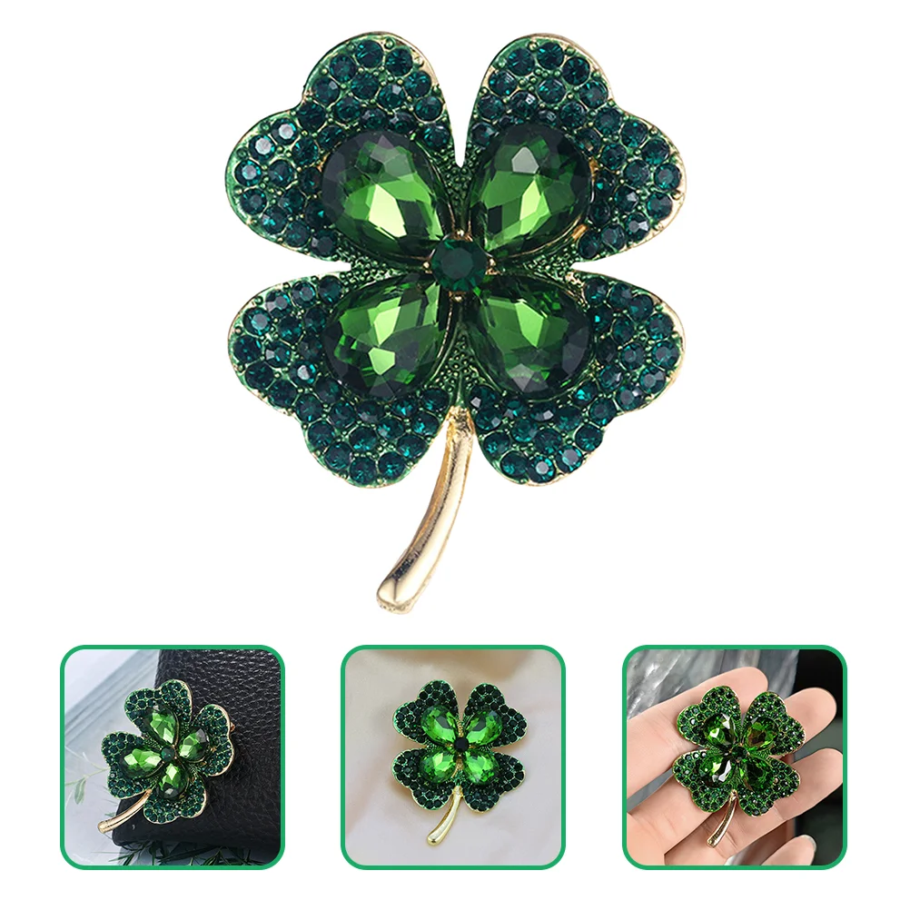 Decorative Brooch for Clothes Women Friend Birthday Gifts St Patricks Accessories Hats Miss