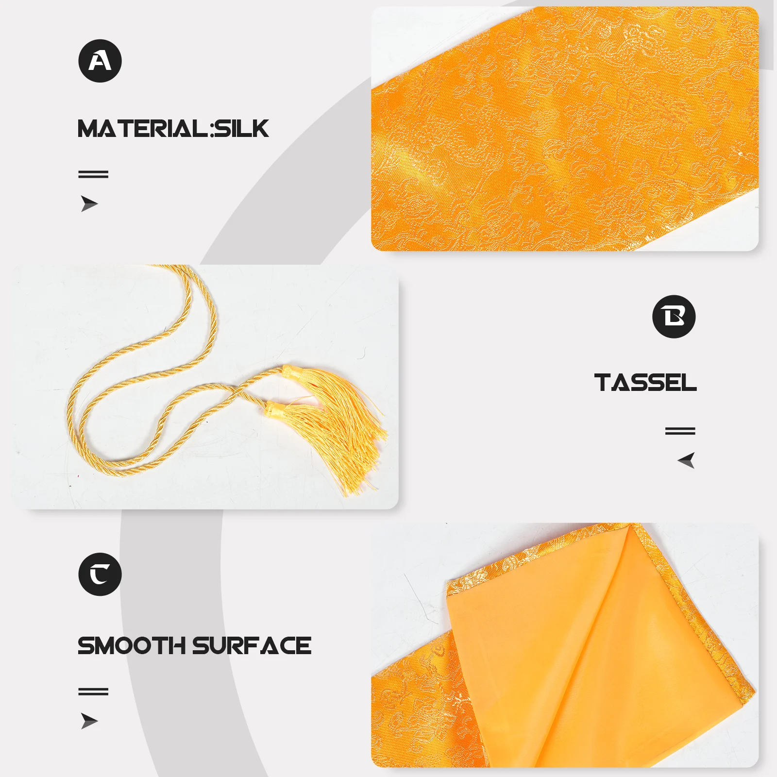 

Premium Silk Swords Bag with Smooth Finish Heavy Duty Design for Japanese Wakizashi Chinese Taichi Sword Portable Elegant