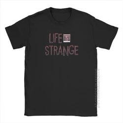 Life Is Strange Men T Shirt Butterfly Max Game Vintage Tee Shirt Male Tshirt Round Collar T-Shirt Cotton Oversized Clothes