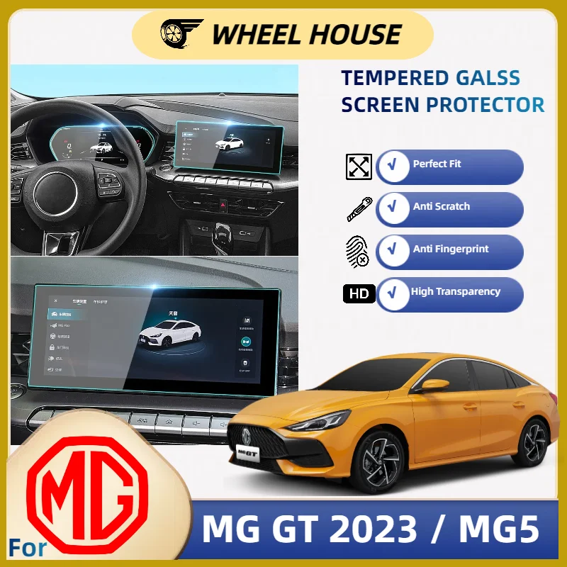 Car Screen Tempered Glass Protector for MG GT 2023 MG5 Accessories