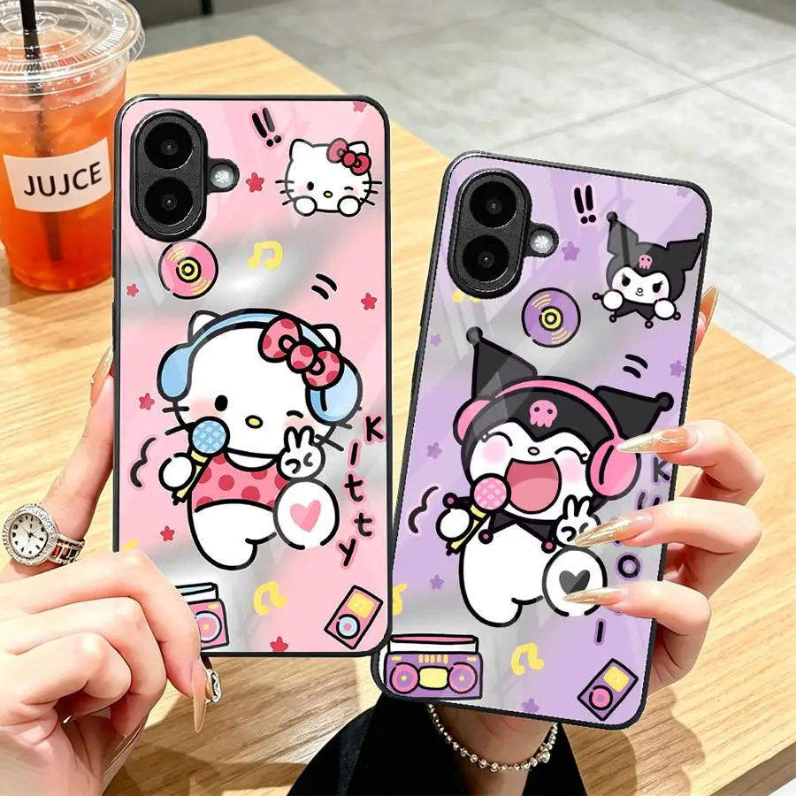 Glass Case for Samsung Galaxy A55 A07 A25 A16 A26 A15 A32 A14 A54 A56 A57 A37 A27 A36 A06 A24 A73 A34 A13 Phone Cover A73 A23