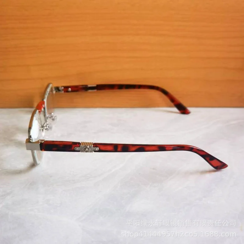 Presbyopic Glasses Manufacturers Metal Presbyopic Glasses Men and Women Elderly HD Glass Crystal Presbyopic Glasses Middle-Aged