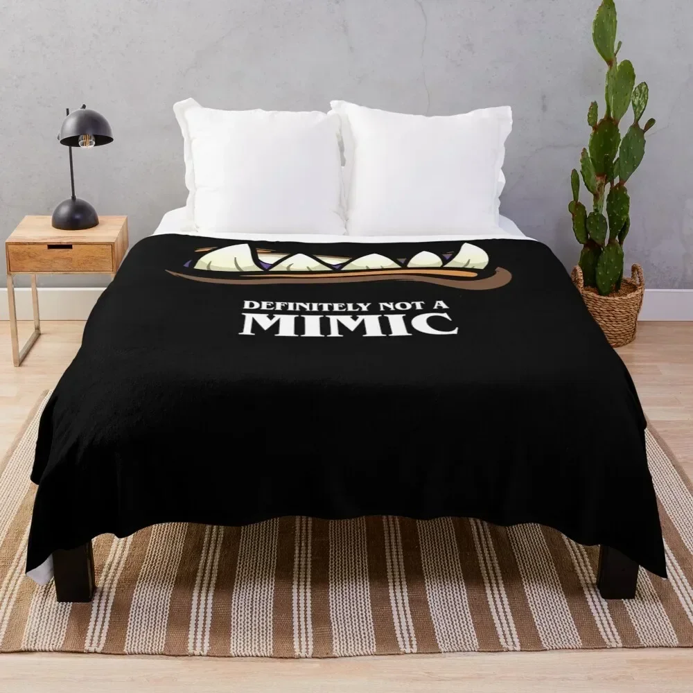 Definitely Not A Mimic Tabletop RPG Gaming Throw Blanket