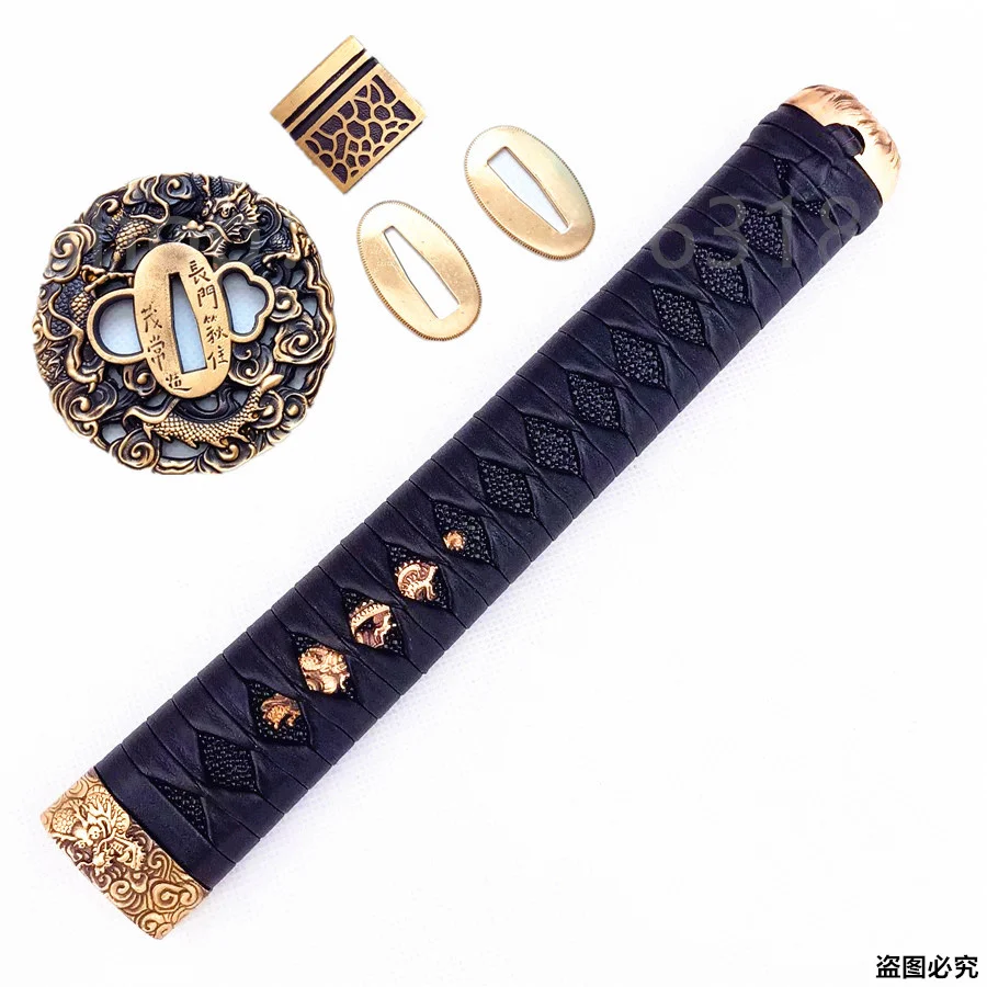 Hign Quality Copper Brass Tsuba Guard Fuchi Kashira Menuki Habaki Seppa For Japanese Katana Samurai Sword New